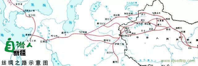 超实用的新疆旅游地图，放在手机里使用太方便了！