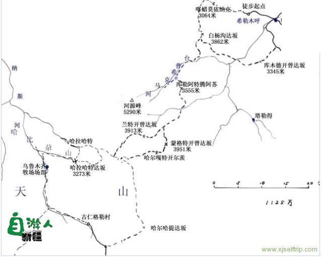超实用的新疆旅游地图，放在手机里使用太方便了！