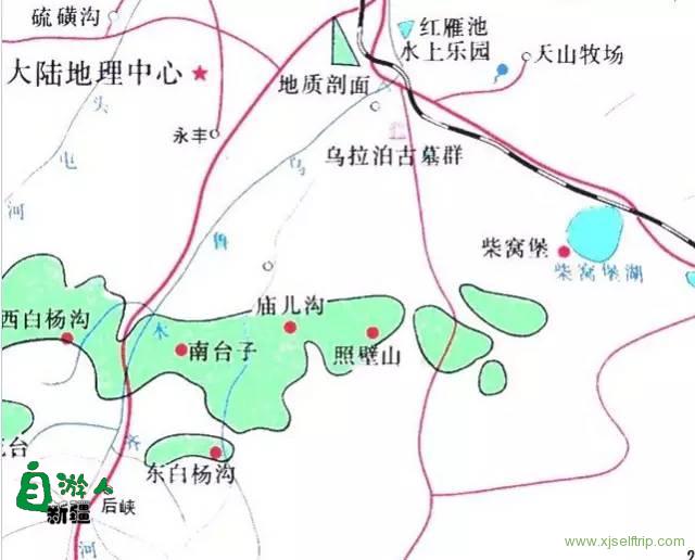 超实用的新疆旅游地图，放在手机里使用太方便了！