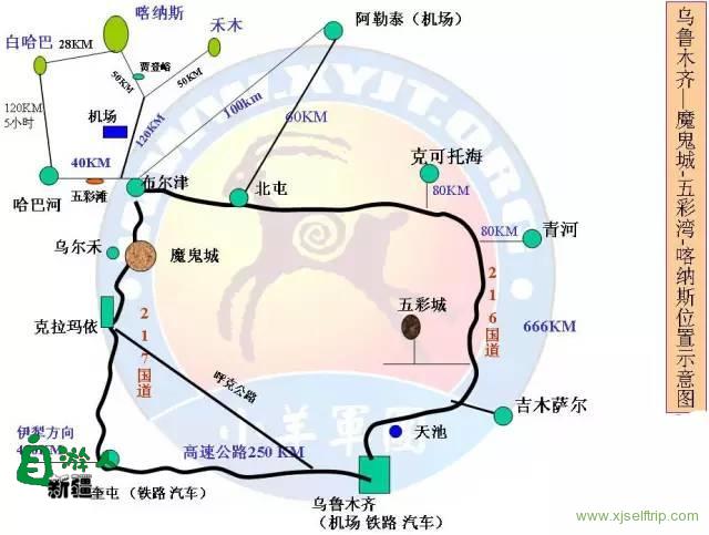 超实用的新疆旅游地图，放在手机里使用太方便了！