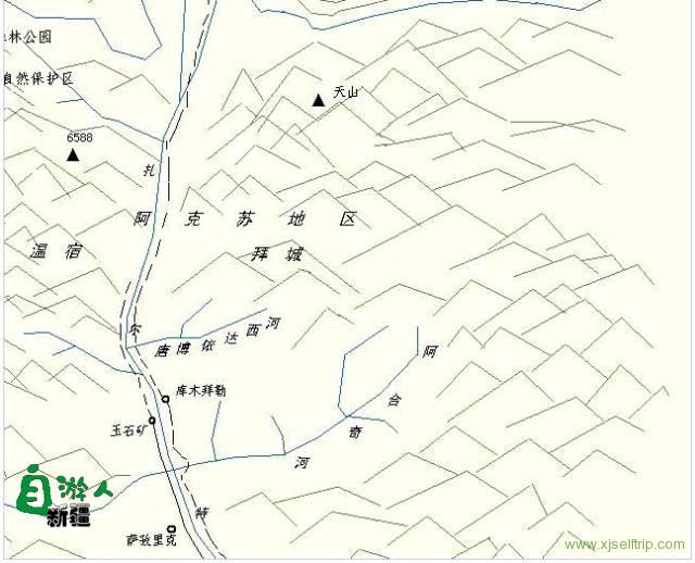 超实用的新疆旅游地图，放在手机里使用太方便了！