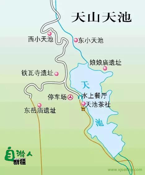 超实用的新疆旅游地图，放在手机里使用太方便了！