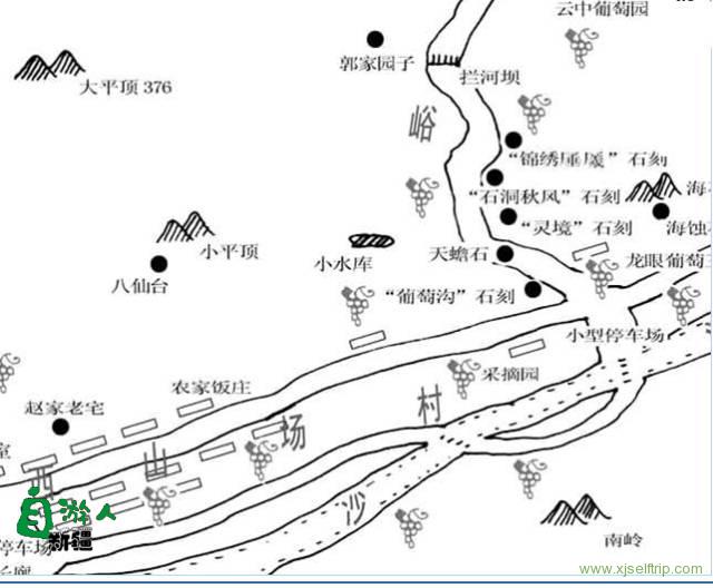 超实用的新疆旅游地图，放在手机里使用太方便了！